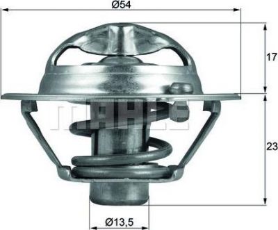 Knecht/Mahle TX 118 82D термостат, охлаждающая жидкость на KIA CEE'D SW (ED)