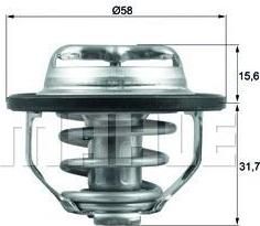 Knecht/Mahle TX 122 82 термостат, охлаждающая жидкость на OPEL VECTRA B (36_)