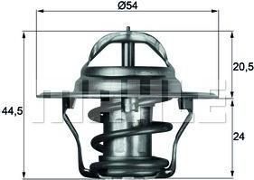 Knecht/Mahle TX 4 87D термостат, охлаждающая жидкость на MAZDA E-SERIE автобус (SR1)