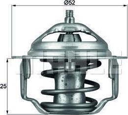 Knecht/Mahle TX 64 82 термостат, охлаждающая жидкость на MAZDA 323 C IV (BG)