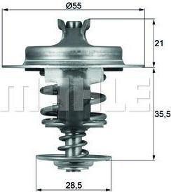 Knecht/Mahle TX 67 83D термостат, охлаждающая жидкость на PEUGEOT 406 Break (8E/F)