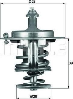 Knecht/Mahle TX 71 82D термостат, охлаждающая жидкость на MAZDA 323 F VI (BJ)