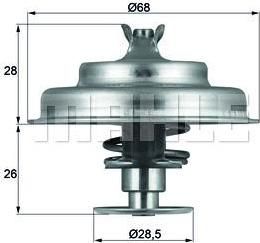 Knecht/Mahle TX 75 80D термостат, охлаждающая жидкость на RENAULT 21 универсал (K48_)