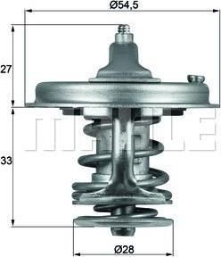 Knecht/Mahle TX 78 83 термостат, охлаждающая жидкость на HYUNDAI SANTA FE II (CM)