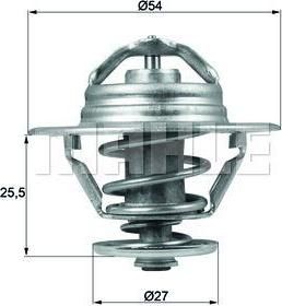 Knecht/Mahle TX 92 86D термостат, охлаждающая жидкость на ALFA ROMEO 33 (905)