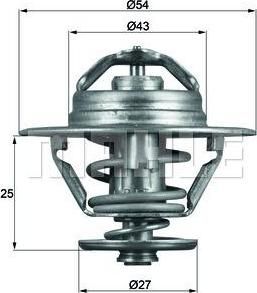 Knecht/Mahle TX 93 74D термостат, охлаждающая жидкость на SANTANA PS10/ANIBAL