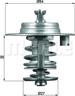 Knecht/Mahle TX 96 83D термостат, охлаждающая жидкость на FIAT TEMPRA S.W. (159)