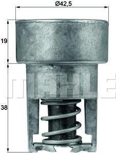 Knecht/Mahle TX 98 82 термостат, охлаждающая жидкость на RENAULT SUPER 5 (B/C40_)