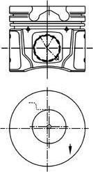 Kolbenschmidt 40014600 поршень на FORD FOCUS (DAW, DBW)