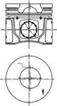 Kolbenschmidt 40014620 поршень на FORD FOCUS (DAW, DBW)