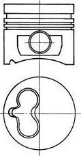 Kolbenschmidt 40070620 поршень на RENAULT CLIO II (BB0/1/2_, CB0/1/2_)