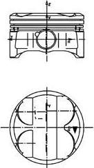 Kolbenschmidt 40086600 поршень на 3 купе (E46)