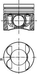KOLBENSCHMIDT Поршнекомплект MB OM642.910 d83.0 STD (1-3 цил.) (642 030 2617) KS (40095600)