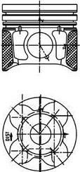 Kolbenschmidt 40179600 поршень на PEUGEOT 407 SW (6E_)