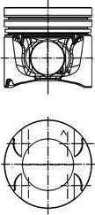 KOLBENSCHMIDT Поршень ДВС Renault Laguna 2.0dCi M9R =84 2.5x2x2 std 05> (40262600)