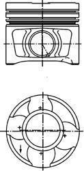 Kolbenschmidt 40356620 поршень на SKODA OCTAVIA Combi (1Z5)