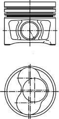 Kolbenschmidt 40409610 поршень на VW PASSAT Variant (3C5)