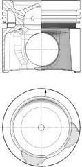 Kolbenschmidt 40459600 поршень на DAF CF 85