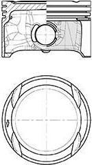 Kolbenschmidt 40839600 поршень на SKODA ROOMSTER Praktik (5J)