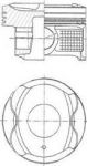 Kolbenschmidt 41250610 поршень на PEUGEOT 108