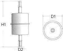 KOLBENSCHMIDT ФИЛЬТР ТОПЛ E46 2.0D 03-/2.0TD 01- (50013644)