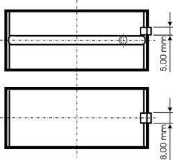 KOLBENSCHMIDT Вкладыши двигателя MAIN BRG SET RVI MIDR 062045/..30 (77791600)