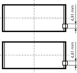 Kolbenschmidt 77844620 комплект вкладышей на RENAULT TRUCKS Kerax