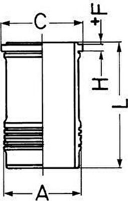 Kolbenschmidt 89078110 гильза цилиндра на RENAULT TRUCKS Premium