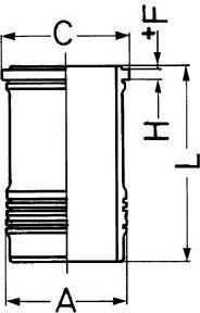 KOLBENSCHMIDT Гильза цилиндра FRM/FPM WET CYLINDER LINER RVI 120 (89420110)