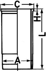 KOLBENSCHMIDT Гильза MAN D2066 d120.00 (89816110)
