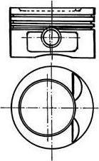 Kolbenschmidt 90037620 поршень на AUDI 80 Avant (8C, B4)