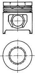 Kolbenschmidt 90158700 поршень на IVECO Zeta