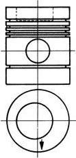 KOLBENSCHMIDT Поршнекомплект MB OM314/352 d97.0 +1.00 KS Original (90274840)