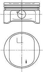 Kolbenschmidt 90352600 поршень на MERCEDES-BENZ M-CLASS (W163)