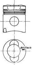 Kolbenschmidt 90669600 поршень на DEUTZ-FAHR AGROSTAR