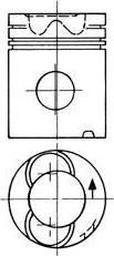 KOLBENSCHMIDT поршень двигателя 127мм (90759600)