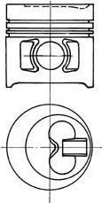 Kolbenschmidt 91022600 поршень на OPEL OMEGA A (16_, 17_, 19_)
