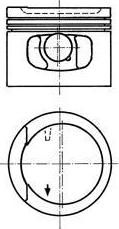 KOLBENSCHMIDT Поршнекомплект Audi/VW 2E d82.5+0.5 90- KS Original (91128620)