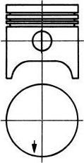 Kolbenschmidt 91315700 поршень на LADA ZHIGULI