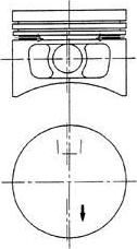 Kolbenschmidt 92396620 поршень на FORD FIESTA IV (JA_, JB_)