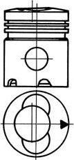 Kolbenschmidt 93535600 поршень на DEUTZ-FAHR DX