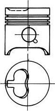 Kolbenschmidt 93648700 поршень на PEUGEOT 405 II Break (4E)