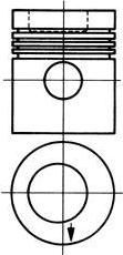 KOLBENSCHMIDT Поршнекомплект MB OM314/352-353 d97.0+0.5, 4 поршневых кольца KS (93882630)