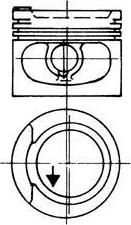 KOLBENSCHMIDT Поршнекомплект VAG D=81,01 AUDI 80/90/100, VW Golf/Passat 1.8 DZ/NE/DS (93928600)