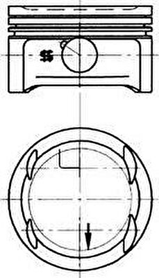 KOLBENSCHMIDT Поршнекомплект MB M104.992 3.2 d89.91+0.5 93- KS Original (94301620)