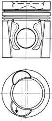 Kolbenschmidt 94446600 поршень на DAF 95
