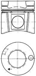 KOLBENSCHMIDT поршень двигателя 128мм (94512600)