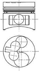 Kolbenschmidt 94514620 поршень на OPEL CORSA B (73_, 78_, 79_)