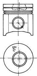 KOLBENSCHMIDT Поршнекомплект Fiat/Iveco 8140.23 -97 d94.40+0.40 KS (94526630)