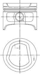 KOLBENSCHMIDT 94 553 620_=030 42 02 !ПОРШЕНЬ VW GOLF/VENTO 1.6I 94> D76,5X1,2X1,5X2,5 +0,5 (94553620)